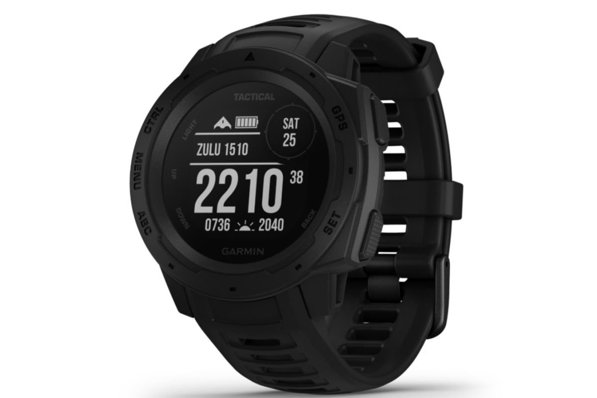 【美品】ガーミン　Instinct Tactical Edition Garmin's tough new Tactical Edition watch comes with stealth